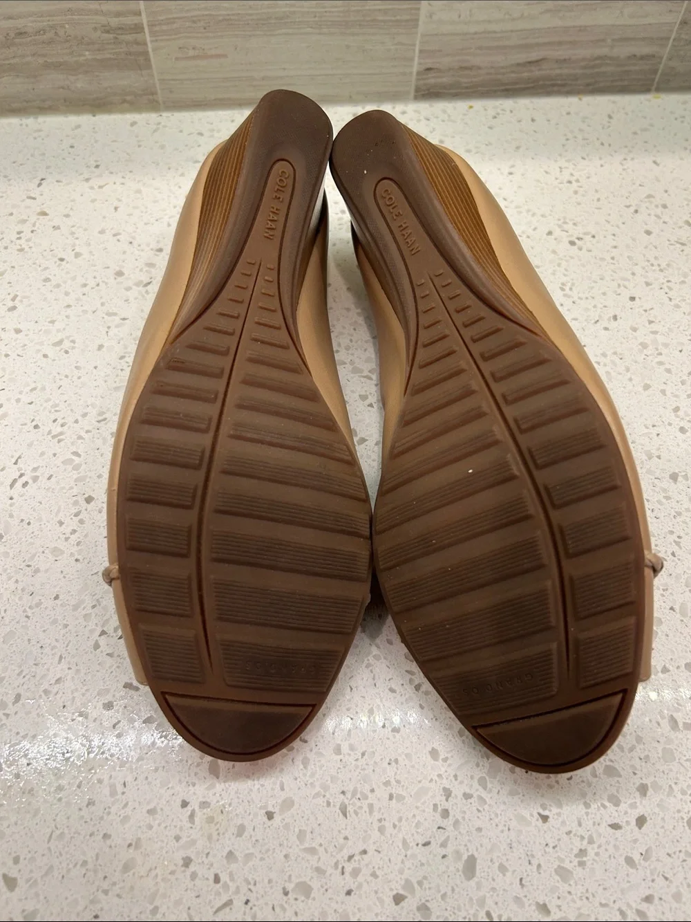Cole Haan beige leather